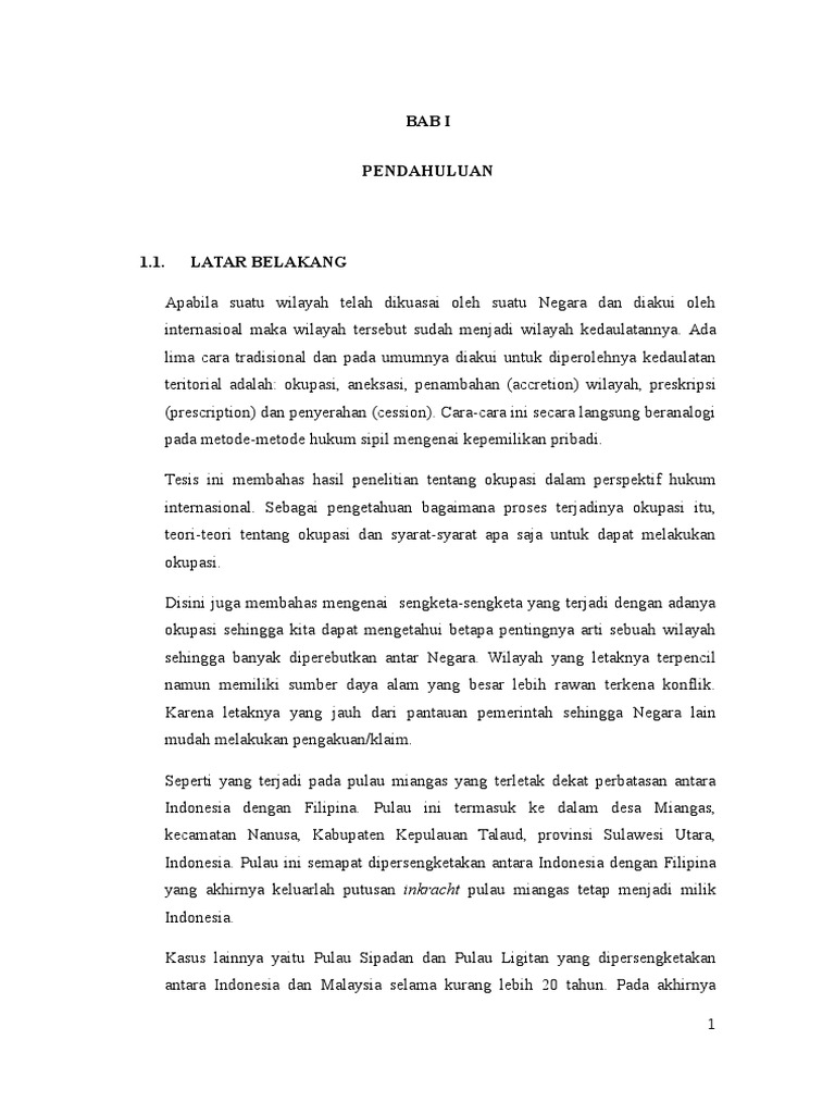 Okupasi Dalam Perspektif Hukum Internasional Doc