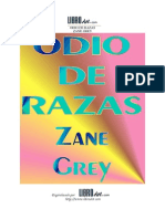 Zane Grey - Odio de Razas