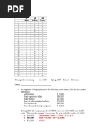 Exam 1 - Solutions