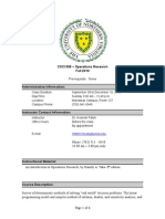 CSCI508 1030 Operations Research FA10 FATEH