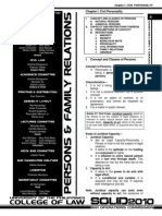 UP 2010 Civil Law (Persons and Family Relations)