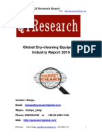 Global Dry-Cleaning Equipment Industry Report 2015