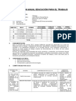 programacin curricular anual de educacion para el trabajo - 1 año.doc