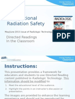 Occupational Radiation Safety
