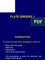 Plate Girders - I: ©teaching Resource in Design of Steel Structures IIT Madras, SERC Madras, Anna Univ., Insdag 1