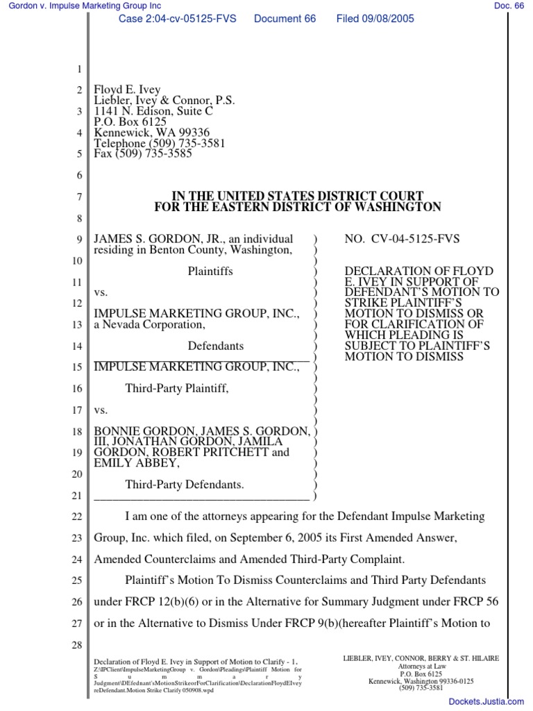 In The United States District Court For The Eastern District Of