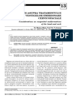 Considerations on Congenital Malformations of the Head and Neck