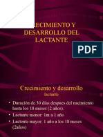 Crecimiento y Desarrollo Del Lactante