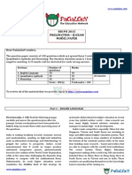 SBI PO 2015 Prelim Model Paper (Pagalguy)