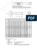 Metric, Socket Head Cap Screws, A2-70 Stainless Steel: Page 1 of 1 REV-03 Date: November 12, 2014 M.SHCS.A2-70