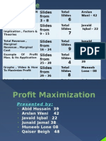 Maximizing Profits Through Understanding Profit Maximization