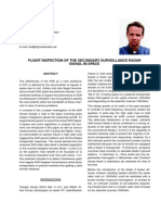 Flight Inspection of The Secondary Surveillance Radar Signal-In-Space