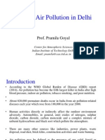 Status of Air Quality Delhi