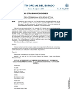 Tablas Salariales y Nueva Redacción Del XI Convenio Colectivo de Centros de Asistencia y Educación Infantil