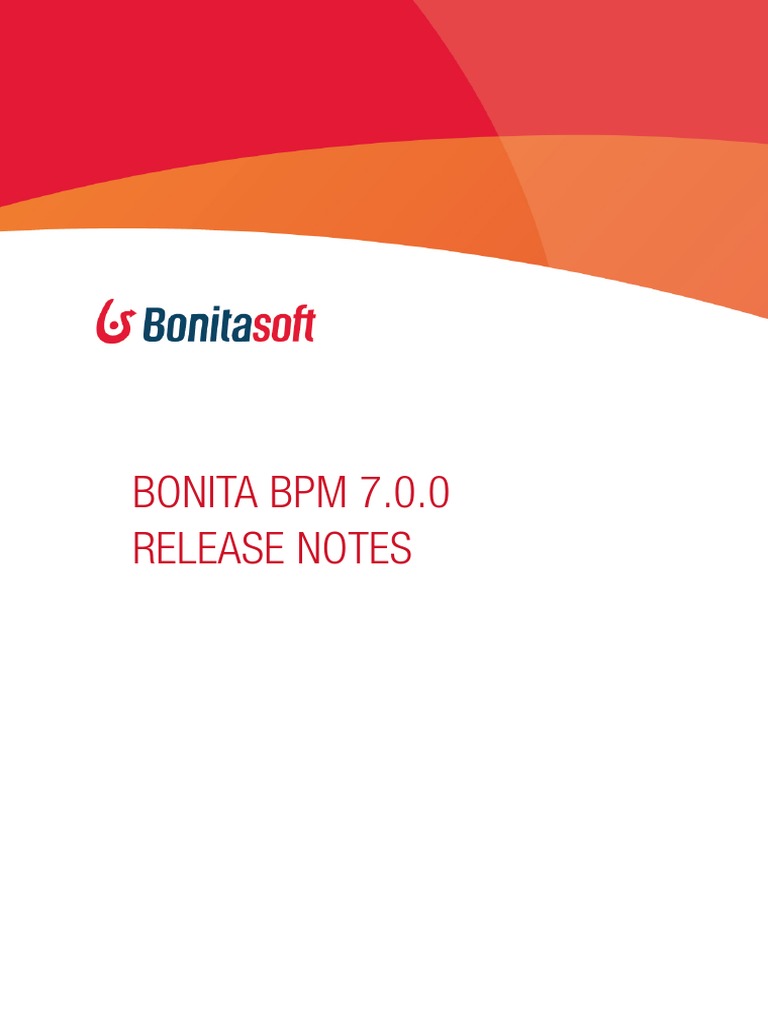 Bonita BPM 7.0.0 Release Notes | PDF | Business Process Management ...
