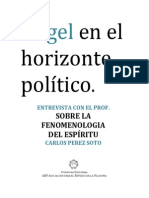 [Entrevista] Pérez Soto, Carlos - Hegel en El Horizonte Político.