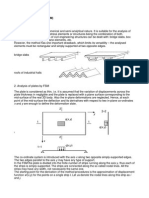 The Finite Strip Method (FSM) : X and y Are Enough To Define The Deformation State