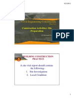 Lecture Notes 2012 Dda2132 CHP 2 Construction Activities Site Preparation PDF