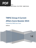 TNPSC Group 4 Current Affairs Score Booster