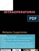 INTRAOPERATORIO molares superiores