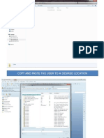 Copy and paste user to desired location in Pro/E