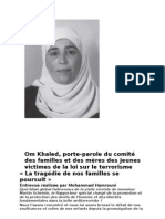 Om Khaled, Porte-parole Du Comité Des Familles