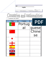 Countriesnationalities Tabela Voc