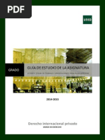 Guía de Estudio Derecho Internacional Privado