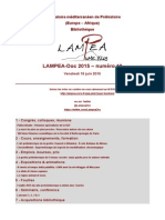 LAMPEA-Doc 2015 - Numéro 19 / Vendredi 19 Juin 2015