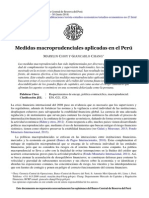 Medidas Macroprudenciales Aplicadas en El Perú
