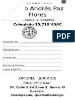 Plantilla Folder Abogado