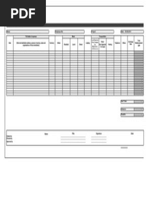 Expense Claims Form