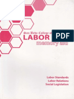 Labor Law - San Beda