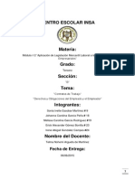 Derechos y Obligaciones Del Empleado y El Empleador