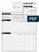 Tri Stat DX Character Sheet