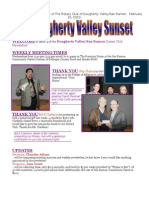 Dougherty Valley/San Ramon Rotary Club Newsletter Volume 1 Issue 4 Feb 10