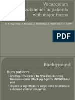 Vecuronium Pharmacokinetics in Patients With Major Burns