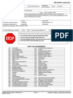 Job Safety Analysis For Rebar Fixing