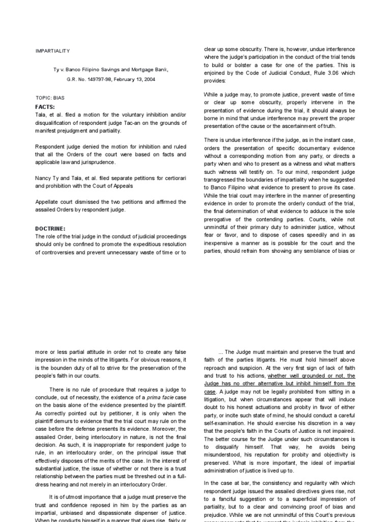 Grounds for Judge Inhibition Explained | PDF | Judge | Evidence