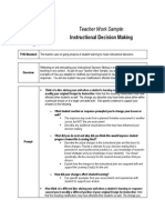 Instructional Decision Making