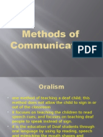 Methods of Communication