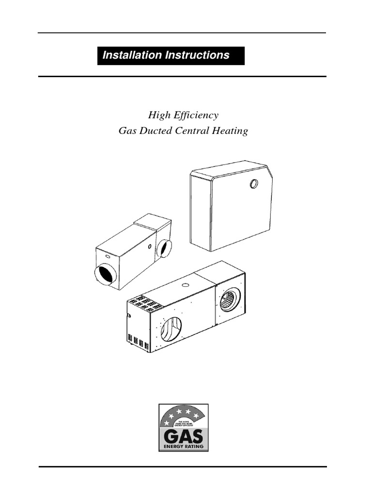 Vulcan Installation Manual PDF Duct (Flow) Thermostat