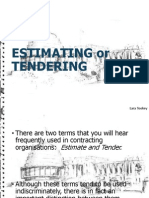 Estimate Vs Tender