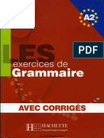 Les Exercices de Grammaire Avec Corriges A2