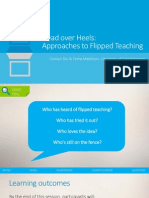 Head Over Heels- Approaches to Flipped Teaching