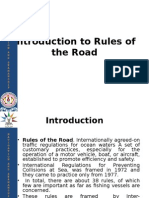 Introduction To Rules of The Road