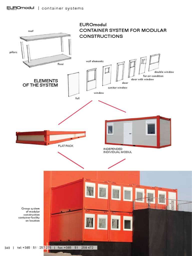 Modular Container System Overview | PDF | Ac Power Plugs And Sockets ...