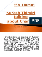 Suresh Thimiri Talking About Charles Correa