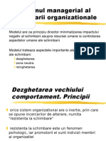 Programul Managerial Al Schimbarii Organizationale