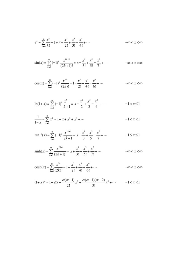 Series Table | PDF | Teaching Methods & Materials